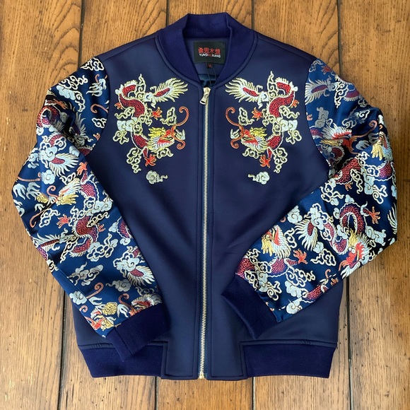 New Purple Dragon Bomber Jacket 